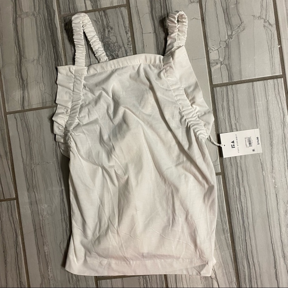 NWT cute white tank